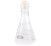 BESPORTBLE 1000ml Glass Erlenmeyer Conical Flask with Cork for Laboratory and School Use, Accurate Measurement and No Bubbles, Chemistry Flask for Students Experiments