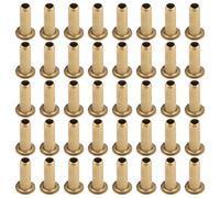 BESPORTBLE 100pcs 8mm X 2.5mm Tubular Hollow Metal Rivets for Harp Lyre String Eyelets, Musical Instrument Repair Parts for Harp Accessories and Lyre String Hardware