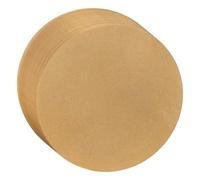 BESPORTBLE 100pcs 9-inch Unbleached Round Parchment Paper Baking Sheets 23cm Non-Stick Waterproof Baking Supply for Household Grill Pan and Multi-Function Bread