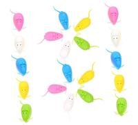 BESPORTBLE 100pcs Baby Tooth Keeper Box Kids Tooth Storage Case Colorful Mouse Design Baby Keepsake Organizer for Boys and Girls First Collection Assorted Style