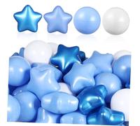 BESPORTBLE 100pcs Ball Pit Star Shape Lightweight Plastic for Stimulation and Hand Eye Coordination Development Safe