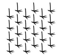 BESPORTBLE 100pcs Black Plastic Crows Claws for Crafts with Secure Attachment and Easy to Handle Design, Realistic Bird Feet Accessories for Halloween, School Projects, and DIY Crafts