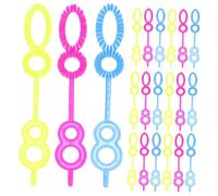 BESPORTBLE 100Pcs Bubble Maker Wands for Teens Plastic Bubble Blower Sticks with Ergonomic Design Safe Outdoor Fun for Random Colors Random Color