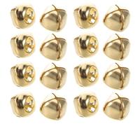 BESPORTBLE 100pcs Mini Pet Collar Bells 30mm Electroplated Yellow Small Bells for Dog Cat Collars with Loud Crisp Sound for Puppies and Small Animals 4mm Hole Accessories for Pet Tracking