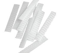BESPORTBLE 100Pcs Pe Plastic Net Makeup Protective Covers White Makeup Sleeves for Brushes Breathable Design to Maintain Cleanliness and Shape for Daily Use and Travel