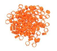 BESPORTBLE 100pcs Pigeon Foot Bird Leg Bands for Easy Identification of Poultry and Birds Lightweight and Portable Accessory for Chicks and Lovebirds