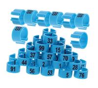 BESPORTBLE 100pcs Pigeon Leg Bands for Poultry Foot Rings with Bright Colors for Easy Bird Identification Suitable for Racing Pigeons Parakeets and More