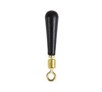 BESPORTBLE 100pcs Rubber Head Fishing Float Rolling Drift Seat Metal Connector, Fix the Depth the Float and Avoid Winding the Tippet, for Reservoir Pond and Stream Fishing