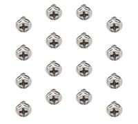 BESPORTBLE 100pcs Silver Metal Computer Case Screws and Hexagon Heads, Lightweight Fasteners for Securing Cases and Antistatic Protection, for Building Computer Systems