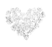 BESPORTBLE 100pcs Simulated Ice Cubes Fake Plastic Crystals Reusable for Home Decor Centerpiece Living Vase Fillers and Photography Props