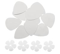 BESPORTBLE 100pcs Stainless Steel Guitar Picks for Electric Acoustic Guitars Smooth Edge Bass Picks for Rock Jazz Country Music