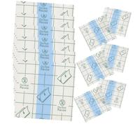 BESPORTBLE 100pcs Transparent PU Film Makeup Hand Palettes Self-adhesive Disposable Color Mixing Plates for Nail Art Foundation Lipstick Mixing Professional Salon Use