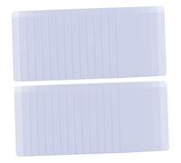 BESPORTBLE 100pcs Transparent PVC Pocket Boutonniere Sleeves Plastic Square Flower Pin Holders for Groom Groomsmen Wedding Prom Homecoming Reusable Protective Corsage Sleeves