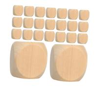 BESPORTBLE 100pcs Wooden Dice Blank Blocks for DIY Crafting Board Games Education and Party Activities Natural Wood Cubes for Painting and Custom Designs