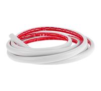 BESPORTBLE 10M Flexible White Flame Retardant Rubber Cable Protector Cord Cover for Floor Wire Management and Electrical Cord Raceway for Home and Office Use