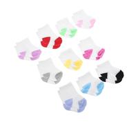 BESPORTBLE 10Pairs Mini Doll Socks for 18 Inch American Dolls Sports and Colourful Designs Outfit Accessories for Stuffed Animals Promotes Interactive Play and Creativity