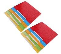 BESPORTBLE 10pcs A4 Size Document Folder with Elastic Band Closure, Sturdy Paper and Polyester Material, One-Handed Operation for Efficient Paper Storage, Stylish 3D Structure Design,