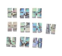 BESPORTBLE 10pcs Abalone Shell Inlay Dots for Guitar Ukulele Mandolin Diamond Shape Fretboard Markers with Great Performance for Classical Acoustic Inlay Jobs