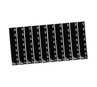 BESPORTBLE 10pcs Adhesive Temperature Strips for Wine Brewing Beer Fermentation Fish Tank LCD for Bread Fermentation Home Brewing Temperature Control