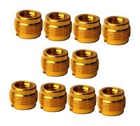 BESPORTBLE 10pcs Aluminum 3/8" Female to 5/8" Male Screw Thread Adapter for Microphone Stand Mount Mic Screw Adapter for Boom Arm and Shock Mount Suitable for Streaming Mic and Holder