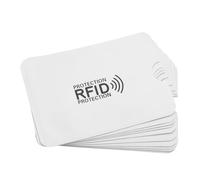 BESPORTBLE 10pcs Anti Theft Card Holder Set Aluminum Foil Blocking Sleeve Waterproof Credit Id Holder Secure Protector for Travel Passport Security