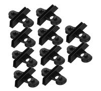 BESPORTBLE 10pcs Aquarium Divider Clips Cup Holders for Fish Tank Isolation for Tank Dividers and Secure Plant Decorations Black