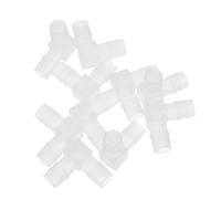 BESPORTBLE 10pcs Aquarium Elbow Connectors Plastic Pipe Coupling Fittings for Fish Tank Filtration and Air Hose Joints Easy Installation Replacement Adapters