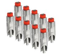 BESPORTBLE 10pcs Automatic Pig Waterer Stainless Steel Piglets Feeder Piglets Drinking Equipment Livestock Waterer