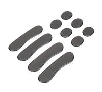 BESPORTBLE 10pcs Black Silicone Drum Silencer Pads Self-adhesive Drum Dampener Cushions Easy to Install Reducing Overtones