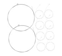 BESPORTBLE 10pcs Brass Guitar Spare Strings: B String For Acoustic Guitar - Musical Instruments Replacement Parts - Clear Sound For Various Music Genres