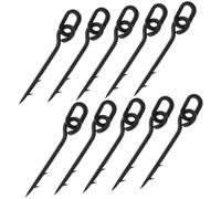 BESPORTBLE 10pcs Carp Boilie Spike Fishing Bait Spike Loop Spike Bait Attachments Boilie Bait Screw Accessories Carp Fishing Lure Spikes Barbel Bait Spikes for Rigging for and Crimp Sleeves