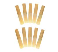 BESPORTBLE 10Pcs Clarinet Reeds Durable and Lightweight Saxophone Accessories for Beginners and Performances Hand Made Easy Installation Strength