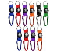 BESPORTBLE 10pcs Colorful Belt Clip Compass Portable Keyring Compass Keychain Outdoor Survival Camping Hiking for Boys and Girls Scout Gifts Random Color