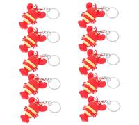 BESPORTBLE 10pcs Cute Lobster Keychains Realistic Simulation Key Pendant Decors Backpack Charms for Boys Party Favors Small Cartoon Bag Phone Accessories