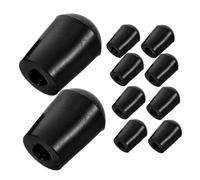 BESPORTBLE 10pcs Double Bass Endpin Protectors Rubber Slip Tips for Enhanced Stability Noise Reduction Shock Absorption Essential Cello Accessories for Practice Performance