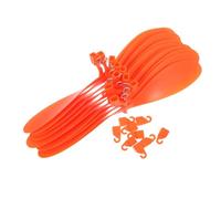 BESPORTBLE 10pcs Educational Model Plane Propeller Blades Compatible with Thunderbird Glider Tiger Helicopter Enhanced Aerodynamic Design with High Efficiency Fan for Stable Rubber Band Power