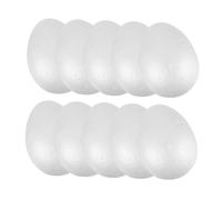 BESPORTBLE 10Pcs Foam Craft Eggs Smooth DIY Easter Egg Decorations for Painting Party Favors and Art Projects