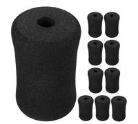 BESPORTBLE 10pcs Foam Roller Gym Replacement Parts Comfortable Cushioned Sponge Pads Multifunctional Design for Home Workout Exercise Equipment Accessories