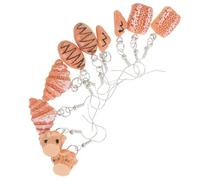 BESPORTBLE 10pcs Food Simulation Dangle Earrings Set for Women and - Bread, Cake, Cupcake Charms in Colorful Resin - Fun Drop Earrings for Parties and Everyday Wear