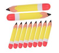 BESPORTBLE 10pcs Giant Inflatable Pencil PVC Jumbo Crayon Party Decorations for Birthday Halloween Showers and Festivals Realistic Color for Unique Atmosphere and Photo Props