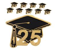 BESPORTBLE 10pcs Graduation Cap Lapel Pins Enamel School Badge Accessories for Students Graduation Brooches with Diploma Design Class of Commemorative Gifts for Academic Milestones