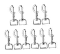 BESPORTBLE 10pcs Heavy-duty Dog Leash Clasp Bolt Snap Hook Swivel Eye Pet Chain Connector for Easy Linking and Secure Fastening Daily Use