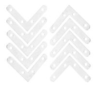 BESPORTBLE 10pcs Iron Screen Frame Frame Corner Brackets Iron Silver 90 Degree Fixed Angle Easy to Install