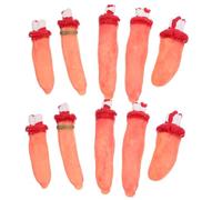 BESPORTBLE 10pcs Lifelike Prank Blood Hands Realistic Horror Props for Halloween Parties Tricky Decor for Spooky Events for Scary Decorations and Jokes Random Color