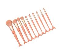 BESPORTBLE 10pcs Makeup Tool Professional Makeup Brush Kit Face Powder Brush Soft Bristles Non-falling Hair Beauty Accessories