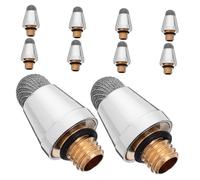 BESPORTBLE 10pcs Mesh Fiber Stylus Pen Replacement Tips for Capacitive Touch Screens Conductive Cloth Refill for Phone Tablet Laptop Precise Control for Drawing and Note Taking
