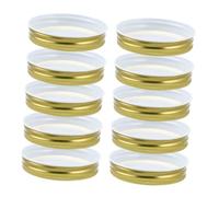 BESPORTBLE 10pcs Metal Bee Feeder Lid Entrance Beehive Water Sugar Syrup Feeding Tool for Beekeeping Weather Resistant Protective Design Easy Installation Efficient Hydration for Honeybees