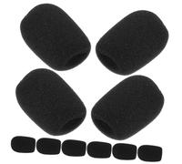 BESPORTBLE 10pcs Microphone Cover Sponge Lightweight Windscreen Accessory for Studio Karaoke Podcasting Noise Reduction Mic Supply Designed for Enhanced Audio Quality