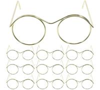 BESPORTBLE 10Pcs Mini Glasses for Dolls Lightweight Miniature Eyeglasses for Dollhouse Accessories Craft Sunglasses for Dolls Dress up and Role-Playing Toys