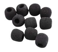 BESPORTBLE 10pcs Mini Microphone Windscreen Covers Foam Mic Shields for Lapel and Headset Microphones for Noise Reduction and Wind Protection